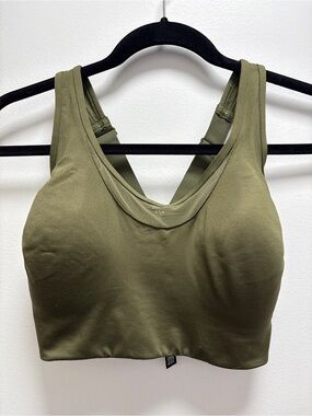 Pink Sport | Olive Green Seamless Sports Bra - Women Intimates & Sleepwear